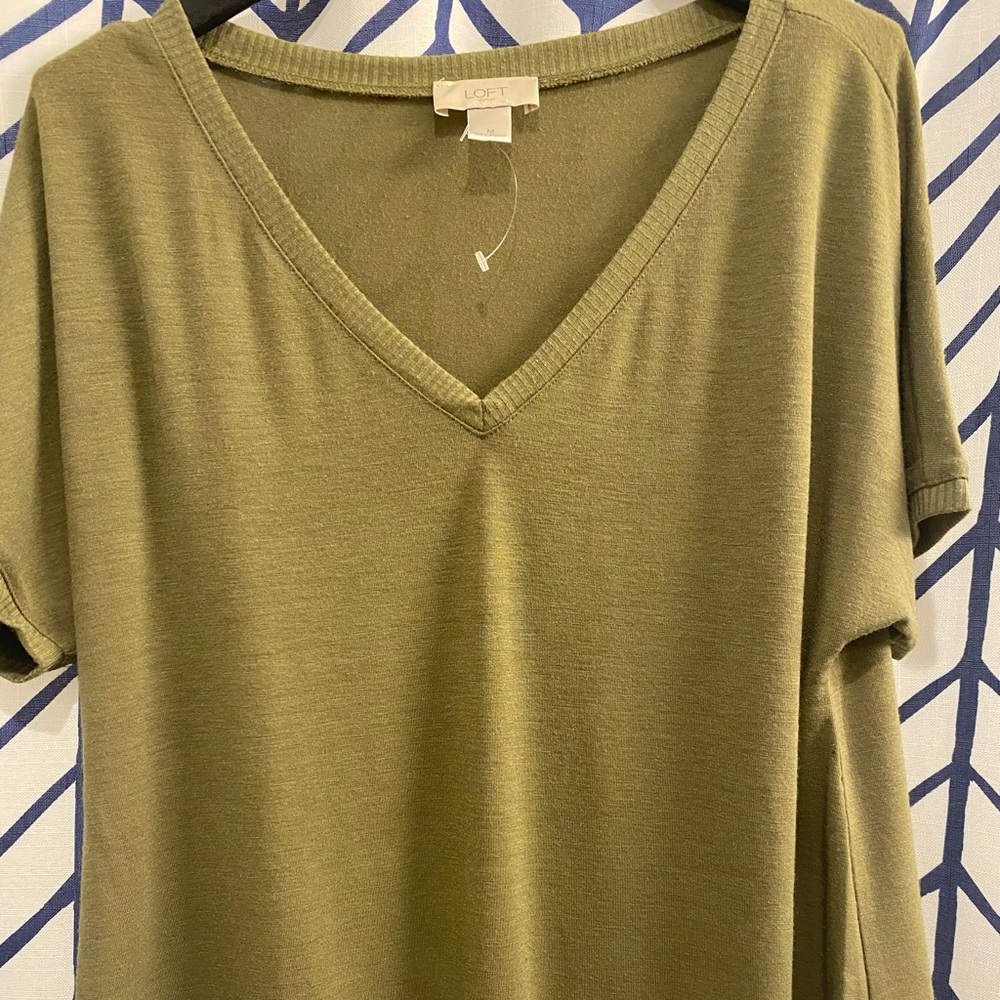 LOFT Blouse with front tie
